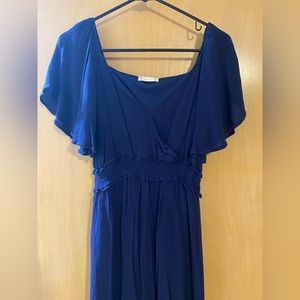 Navy blue mini dress